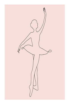 Pink Ballerina Dancing
