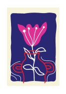Flower In Vase | Búðu til þitt eigið plakat