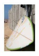 Surfboard In The Sand | Búðu til þitt eigið plakat