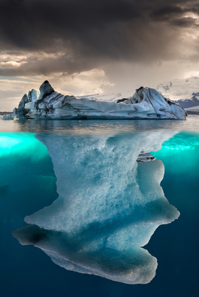 Dramatic View Of Iceberg