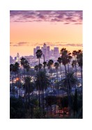 Los Angeles Skyline At Sunset | Búðu til þitt eigið plakat