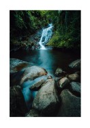 Waterfall In Forest | Búðu til þitt eigið plakat