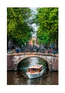 Canal In Amsterdam | Búðu til þitt eigið plakat