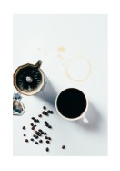 Black Coffee And Mocha Pot | Búðu til þitt eigið plakat