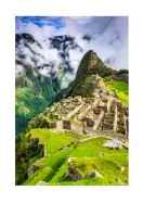 View Of Machu Picchu In Peru | Búðu til þitt eigið plakat