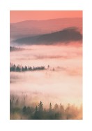 Dreamy And Misty Forest Landscape | Búðu til þitt eigið plakat