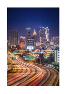 Atlanta Skyline At Night | Búðu til þitt eigið plakat