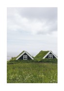 Farmhouses In Iceland | Búðu til þitt eigið plakat